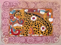 A painting on a Village wall in Ajijic